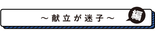 路頭に迷う 献立が迷子編